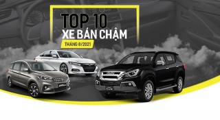 Top 10 xe bán chậm nhất tháng 08/2021: Xe Nhật thất sủng, chiếm tới 9 vị trí trong bảng